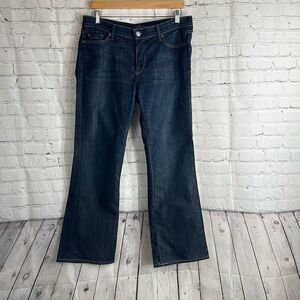 Fidelity Denim Belladonna Jeans Womens 32 Mid Rise Dark Wash Denim Jason Trotzuk
